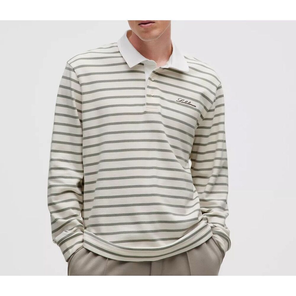 Lululemon Long-Sleeve Rugby Shirt Embroidery  Sz S